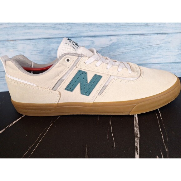 New Balance Numeric 306 Foy Sea Salt Teal Gum Shoes Sz 14 main image 4